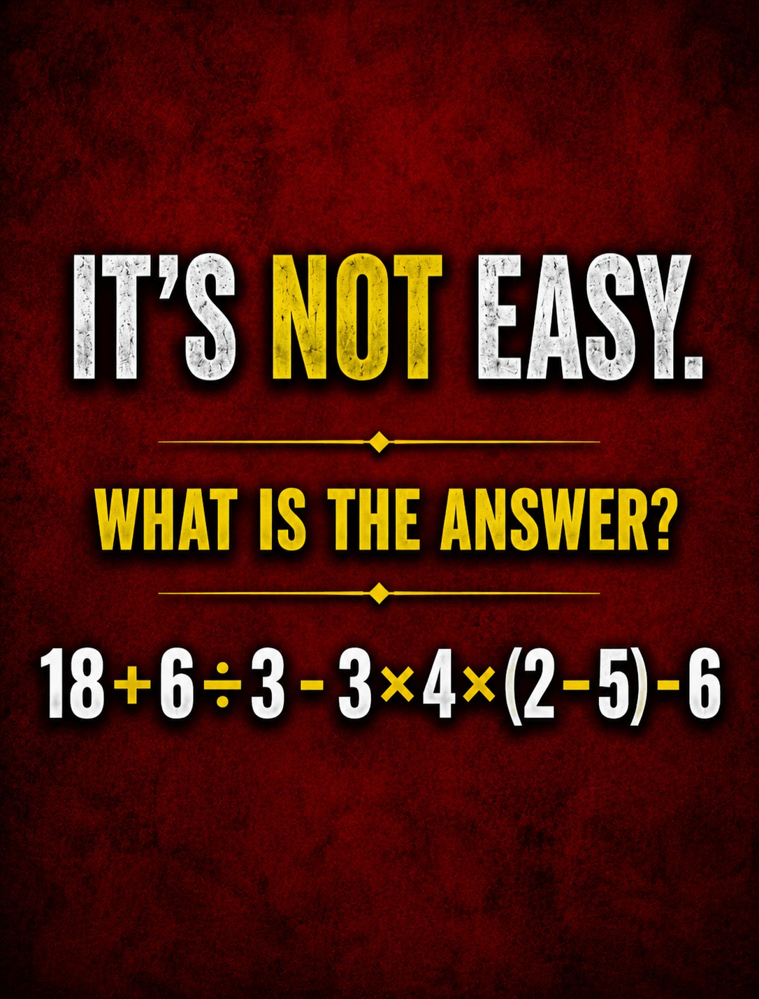 Can You Solve This Tricky Viral Math Problem?