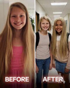 After my daughter cut her hair for a child battling cancer, I was called to the school for something unexpected