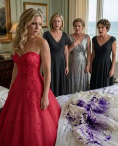 The Night Before My Wedding, My Sister Sent Me A Photo Of My Dress Cut To Pieces And Texted, “Oops. Guess The Ugly Dress Matches The Ugly Bride.” My Mom Said, “Don’t Be Dramatic.” I Didn’t Cry. I Just Called My Insurance Company—And By Noon, Two Officers Were Standing At My Sister’s Door…