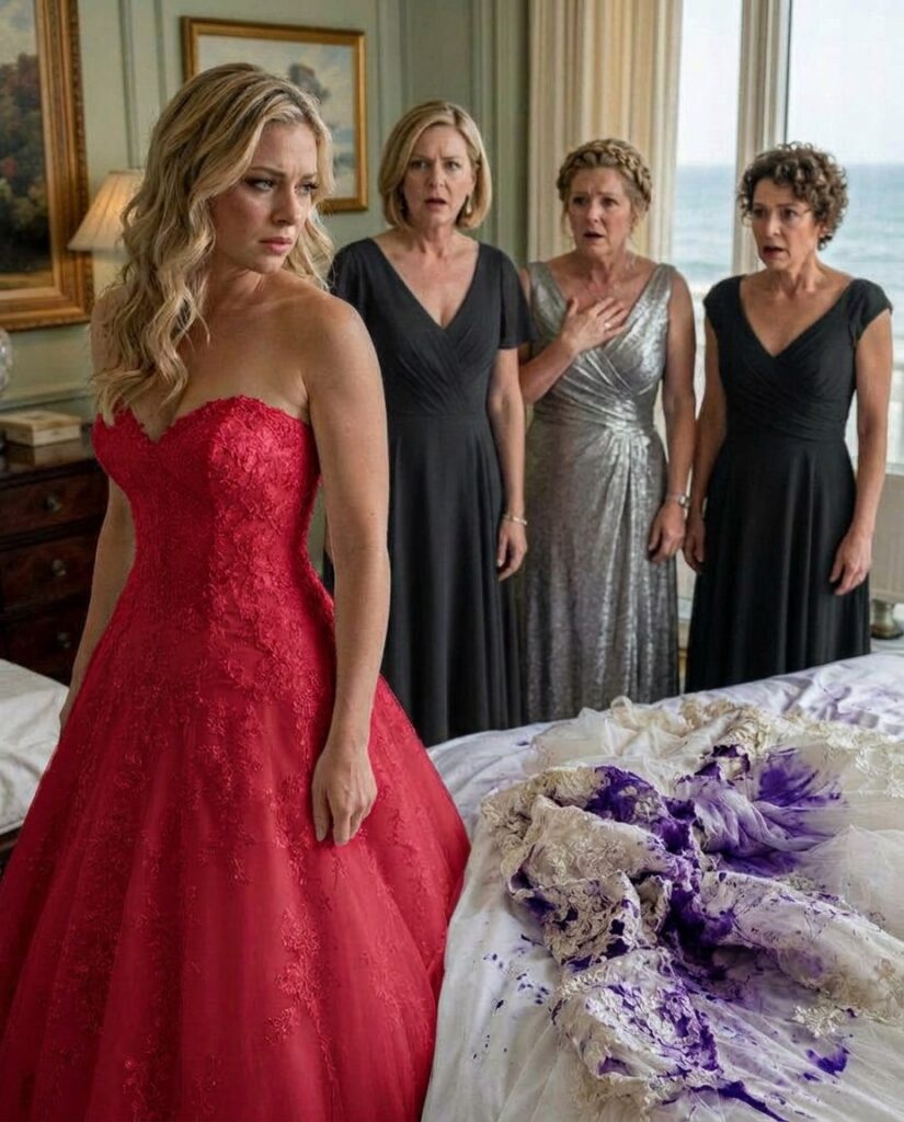 The Night Before My Wedding, My Sister Sent Me A Photo Of My Dress Cut To Pieces And Texted, “Oops. Guess The Ugly Dress Matches The Ugly Bride.” My Mom Said, “Don’t Be Dramatic.” I Didn’t Cry. I Just Called My Insurance Company—And By Noon, Two Officers Were Standing At My Sister’s Door…