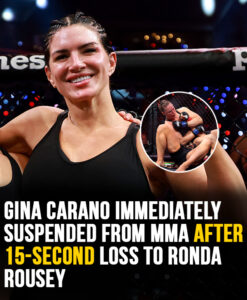 Gina Carano immediately suspended from MMA after 15-second loss to Ronda Rousey