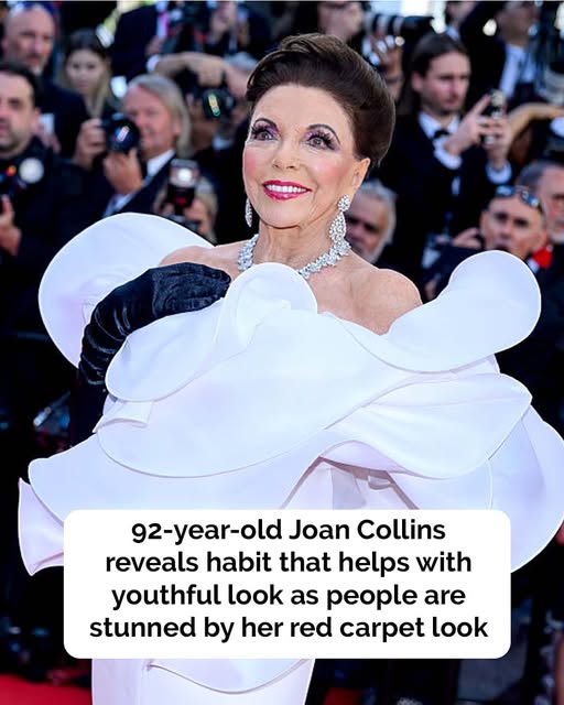 Joan Collins makes rare red carpet appearance at 92 – everyone’s saying the same thing
