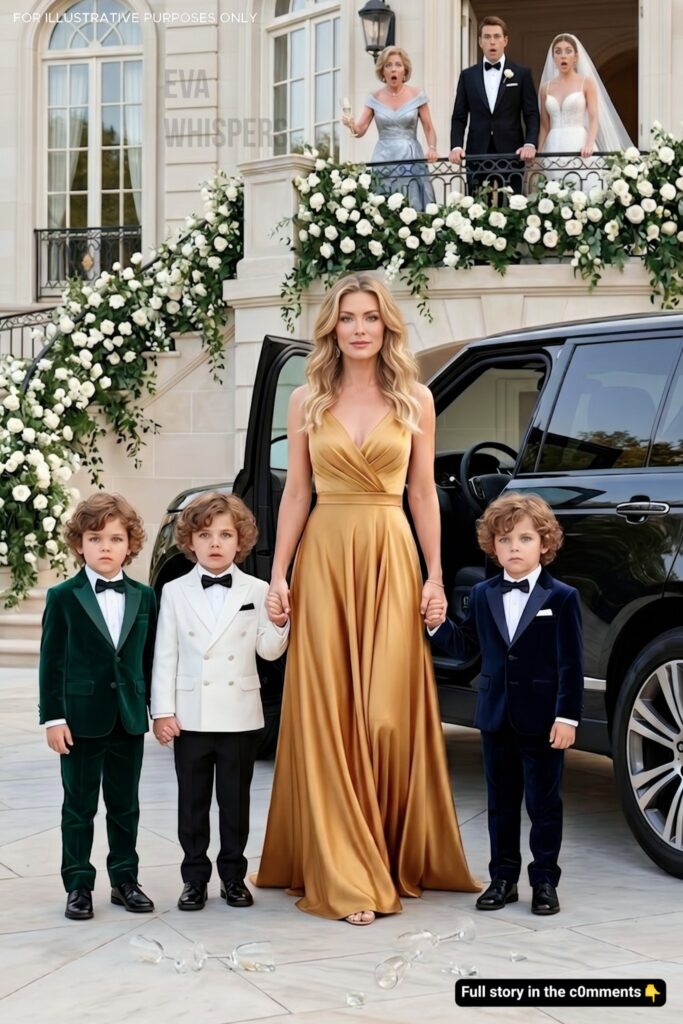 They Invited His Ex-Wife To Watch Him Marry Another Woman—Then Three Little Boys Walked In And Silenced The Entire Wedding