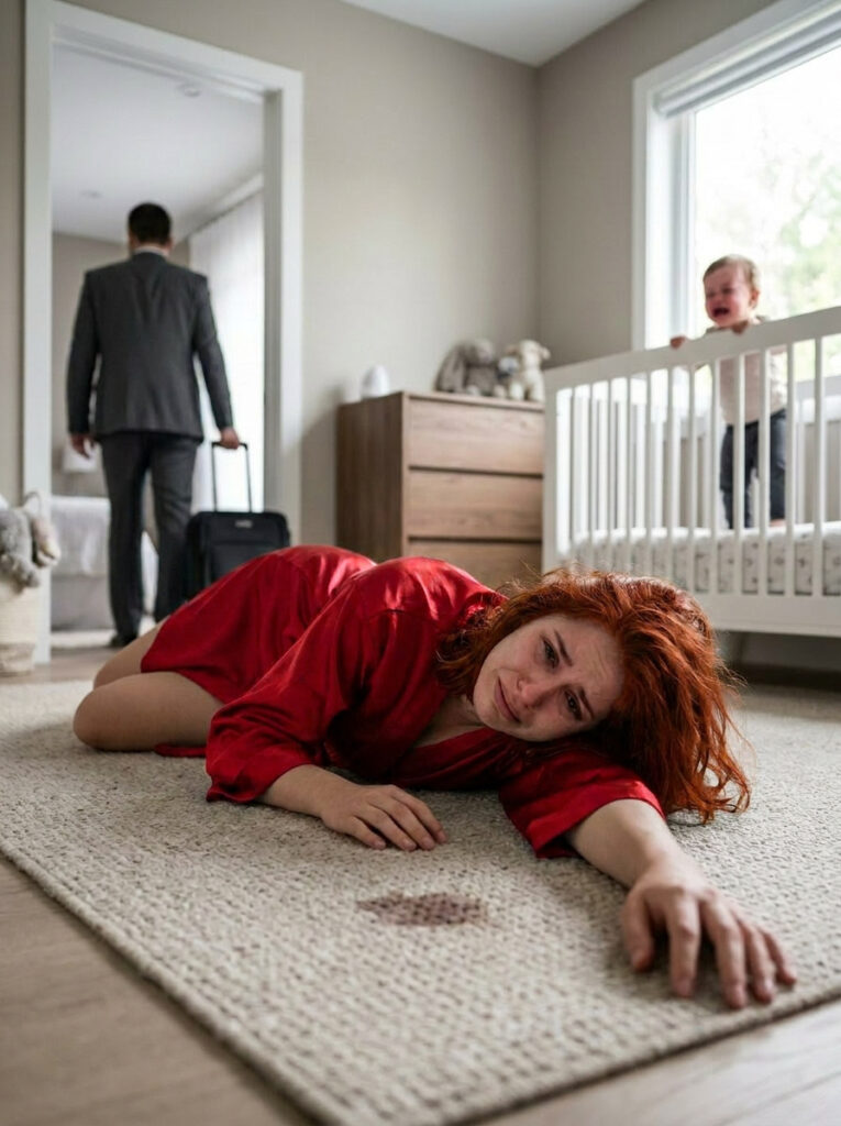 Eight days after giving birth, I was bl:eeding in the baby’s room while my husband zipped up his suitcase and said, “Stop ruining my birthday.”