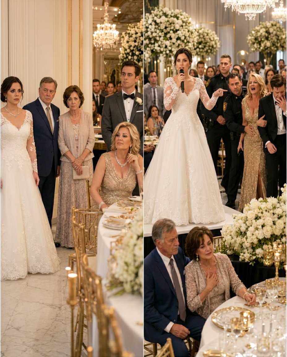 On my wedding day, I found the main table replaced — 9 seats taken by my husband’s family while my parents were left standing.