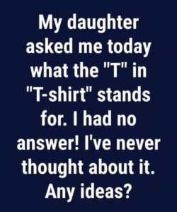 Why Do We Call Them T-shirts?