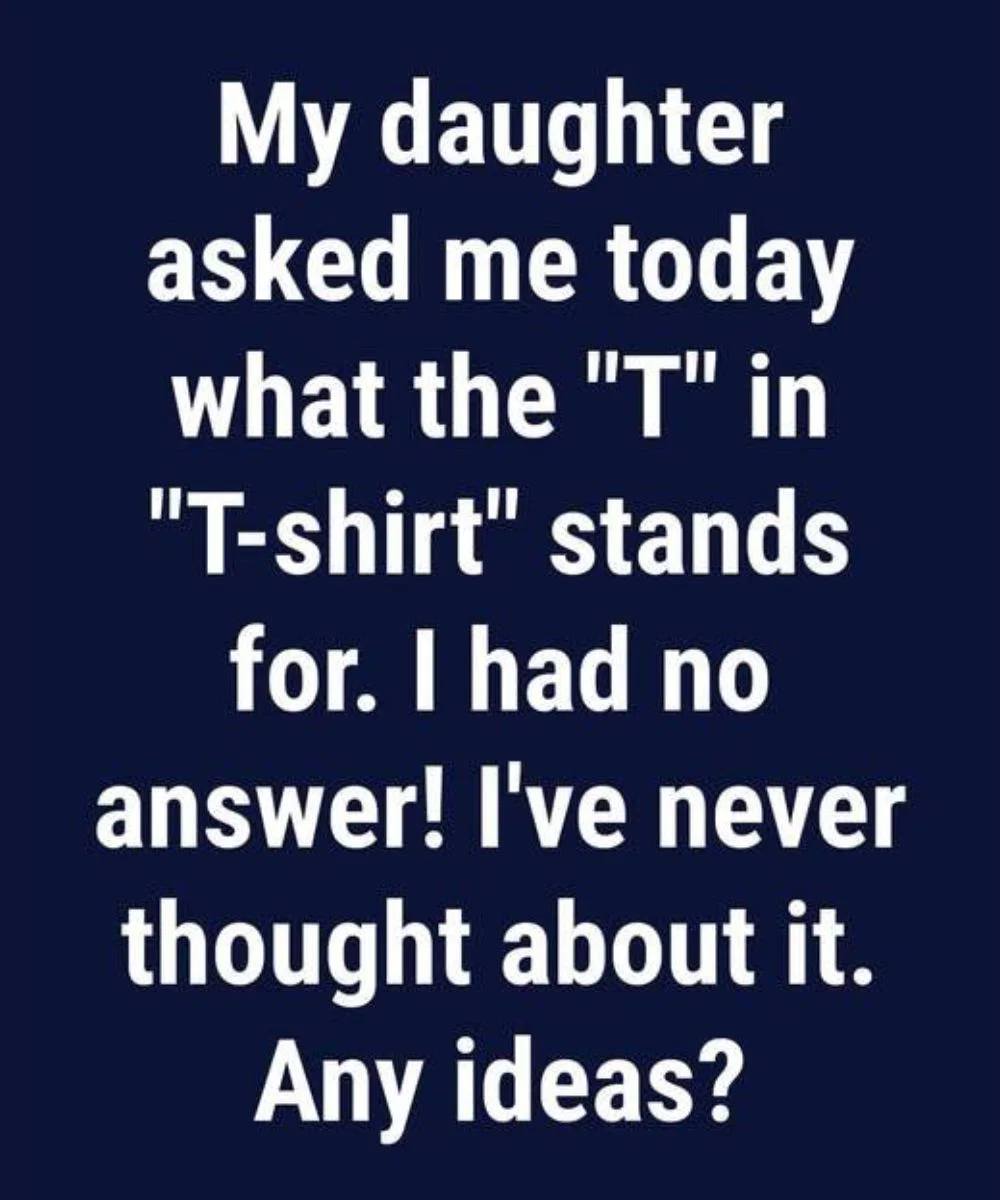 Why Do We Call Them T-shirts?