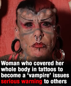 Tattooed ‘real-life vampire’ issues warning to others