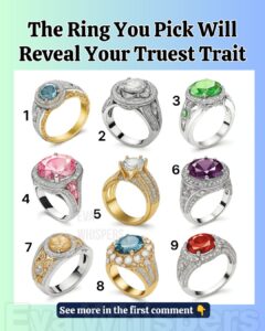 The Ring You Pick Will Reveal Your Truest Trait