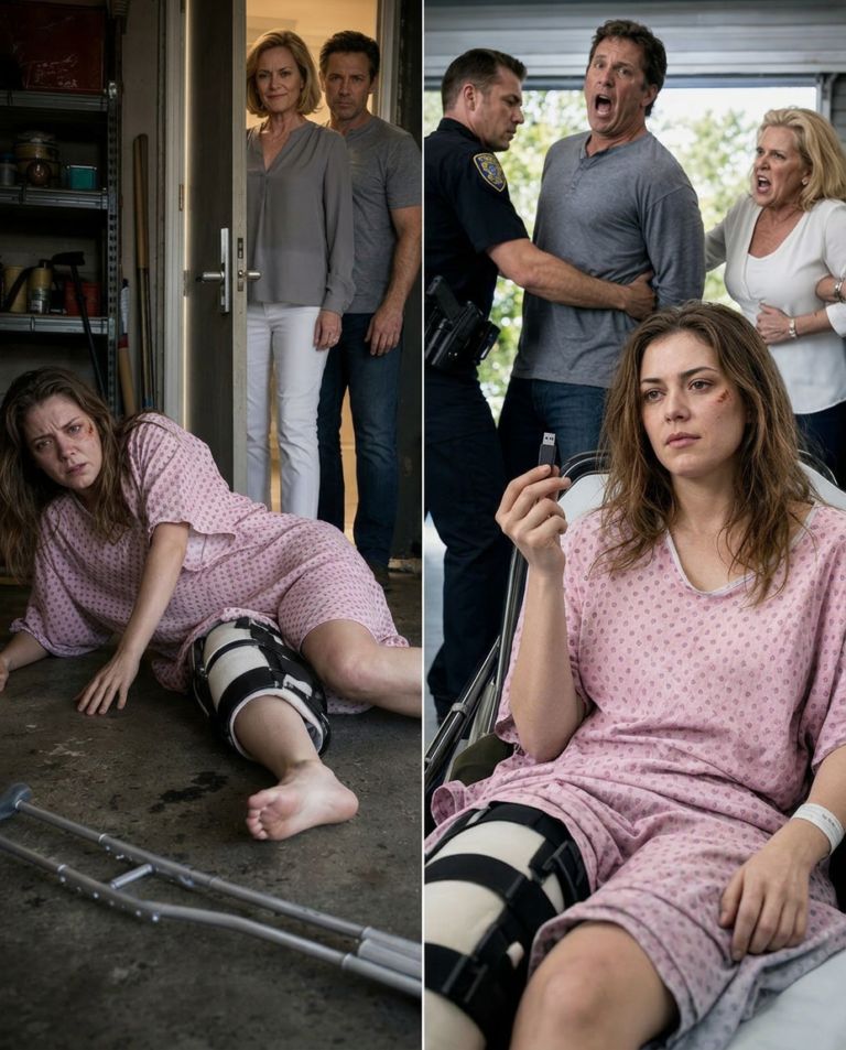 I had just gotten home from the hospital with a shattered femur when my mother-in-law kicked my crutches out from under me. I hi:t the hardwood floor screaming in agony, only for my husband to grab me by the throat and whisper, “Mom wants the master bedroom, so you’re sleeping in the garage.”