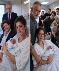 I held my newborn as my uncle entered and saw the marks on my neck. My husband smirked, “Just showing her who’s boss.” Then my uncle removed his hearing aids—and my father-in-law recognized his old military tattoo, turning pale with fear.