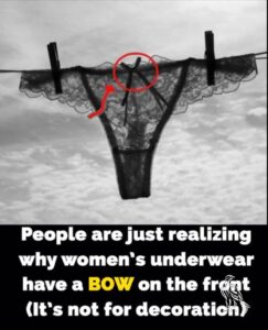 The Surprising Purpose of the Little Bow on Women’s Undergarments