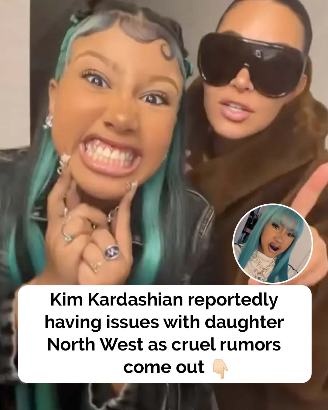 Kim Kardashian’s dilemma with North West comes out