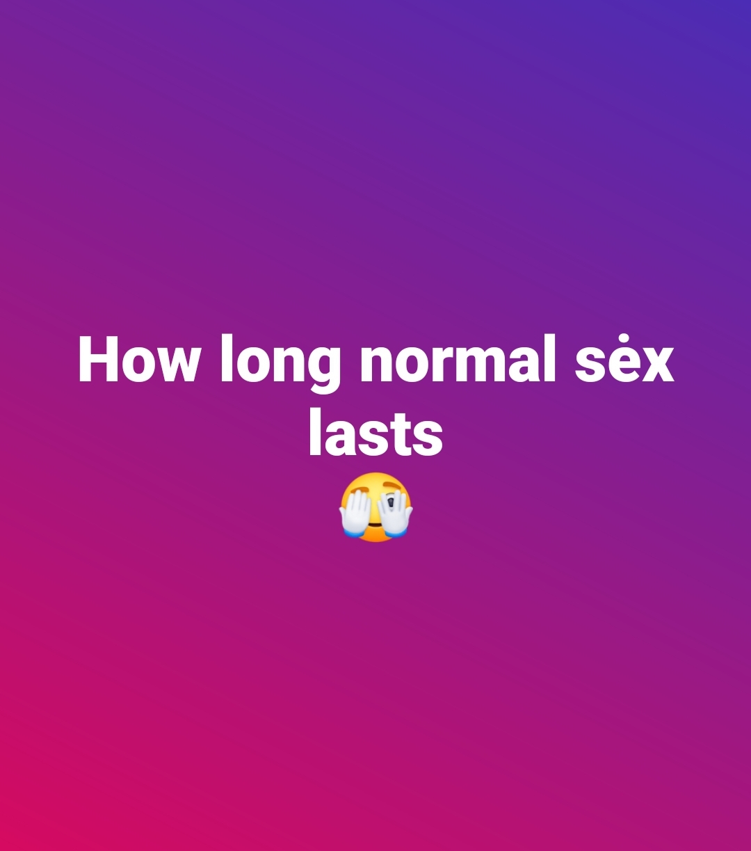 This Is The Country Where Sex Lasts The Longest