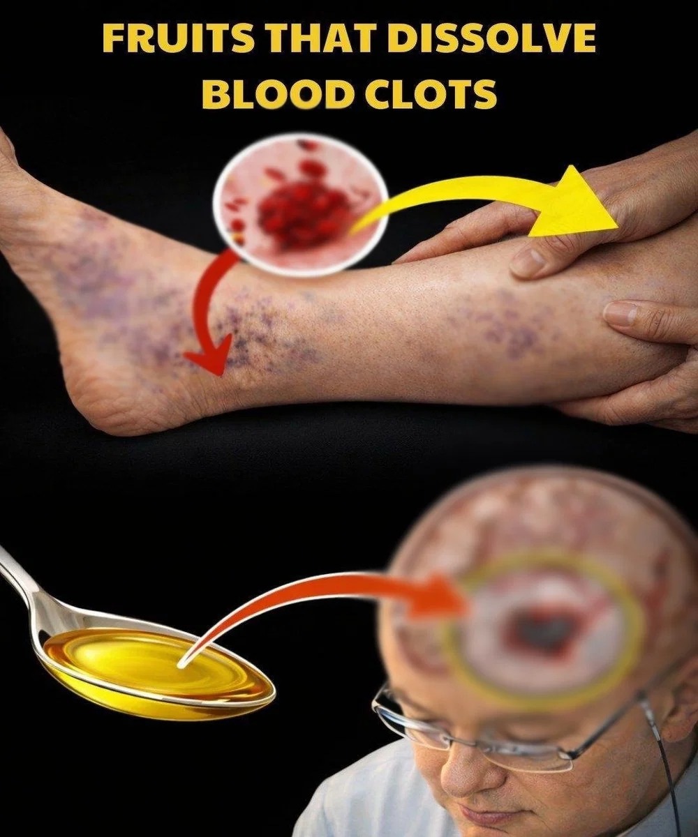 Top 8 Fruits That May Help Support Your Body’s Natural Bl00d Clot Management