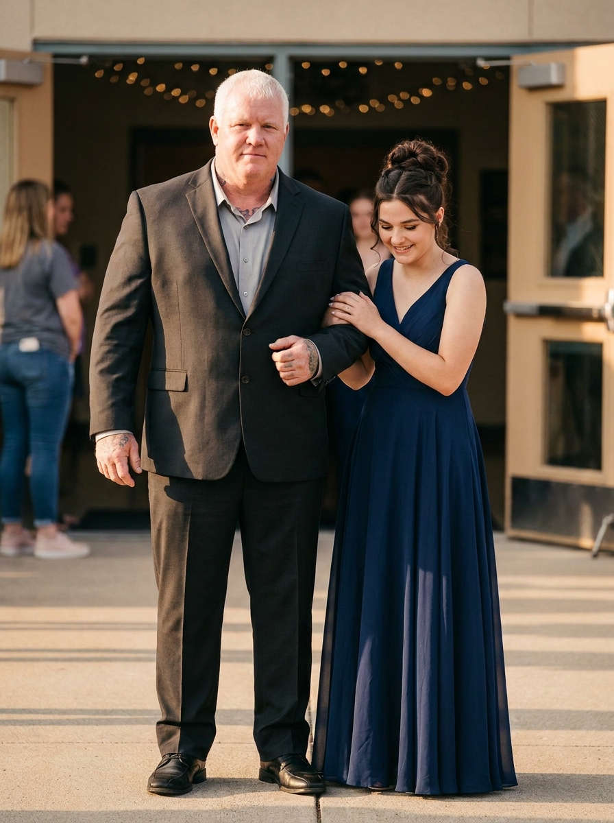 Part 2: A Foster Girl Had No Dad to Take Her to Prom — So the 58-Year-Old President of a Biker Club Shaved His Beard and Borrowed a Car