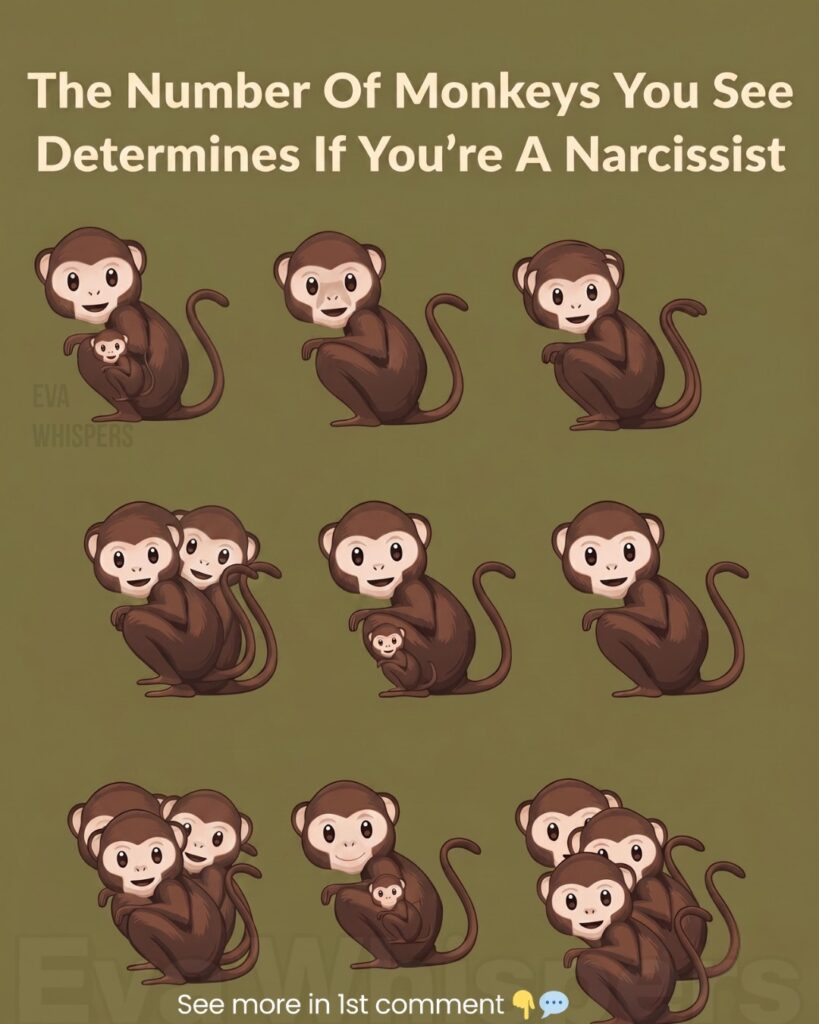 How Many Monkeys Are in This Picture? Your Answer Might Reveal Hidden Narcissism