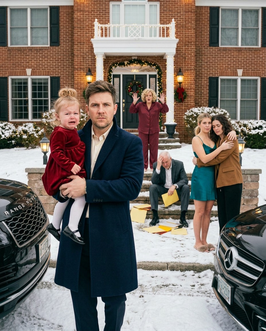 I never told my wife’s family I owned the $16.9M company that paid their salaries. To them, I was just the “broke handyman” they loved to mock. But when they threw my daughter out on Christmas and laughed, “Go live with your loser father,” something in me went cold. Then my wife handed me divorce papers. Three days later, 47 termination letters went out—and the moment they opened them, the room went silent.