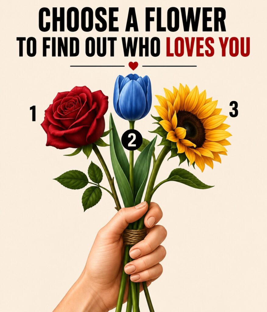 Pick a flower and see who loves you