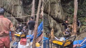 Trapped villagers freed from Laos cave after 10 days underground, two remain missing