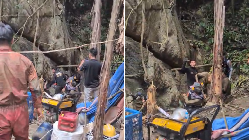 Trapped villagers freed from Laos cave after 10 days underground, two remain missing