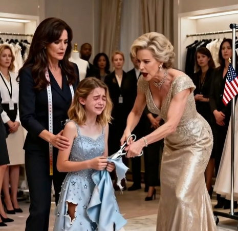 She Said, ‘Girls Like You Don’t Belong Wearing Gowns Meant for Important Families,’ Then She Cut My 14-Year-Old Daughter’s Handmade Dress Apart in Front of Manhattan’s Elite—But the Woman Who Stole My Designs for Twelve Years Never Realized the Champagne Gown She Wore to Humiliate Us Was Secretly Built to Collapse the Moment Her Lies Finally Faced the Truth