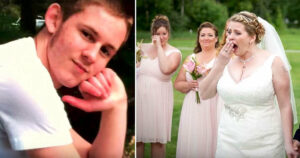 Bride’s son dies before wedding – then stranger shows up to ceremony and she completely breaks down