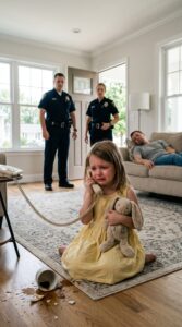 Officers Responded to a Late-Night 911 Call From a Frightened Little Girl Whispering “He’s Here”… — Unaware That the Quiet House They Entered Was Hiding Something No One Had Noticed Before