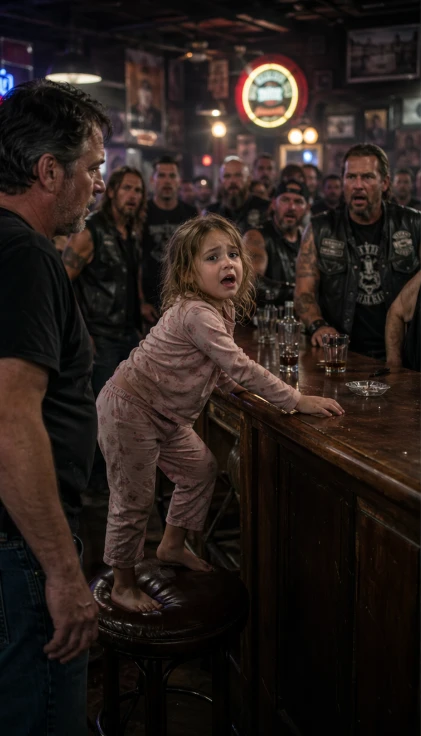 A Four-Year-Old Walked Into a Biker Bar at Midnight… Then Asked for a Hero.