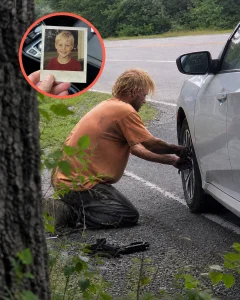 A Homeless Man Helped Me Change a Flat Tire on Route 9 Where My Son Disappeared 20 Years Ago – What He Left on My Passenger Seat Brought Me to My Knees