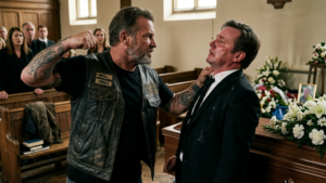 The Forty-Seven Minutes: Her Husband Cried Beside The Casket… But The Biker Knew About The Forty-Seven Minutes Outside The ER