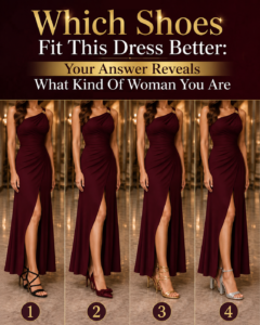 Which Shoes Fit This Dress Better? Your Answer Reveals What Kind Of Woman You Are