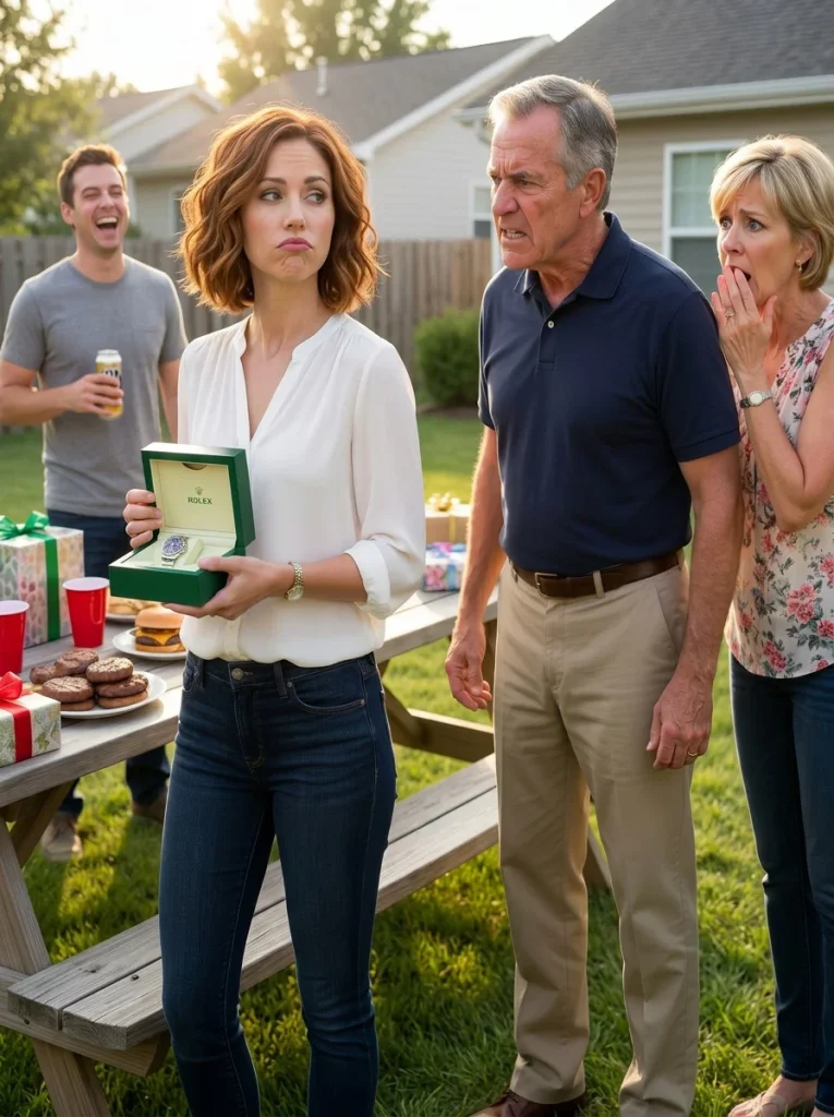 At my dad’s retirement BBQ, I gave him a $10,000 Rolex. He smirked, “You’re still my disappointment.”