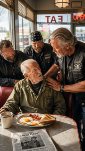 An 84-Year-Old Veteran Trembled As He Asked For One Dollar In A Roadside Diner — But When A Group Of Bikers Took Him Home, They Uncovered A Heartbreaking Truth That An Entire Town Could No Longer Ignore