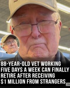 88-year-old veteran working five days a week can finally retire after receiving $1.5 million from strangers
