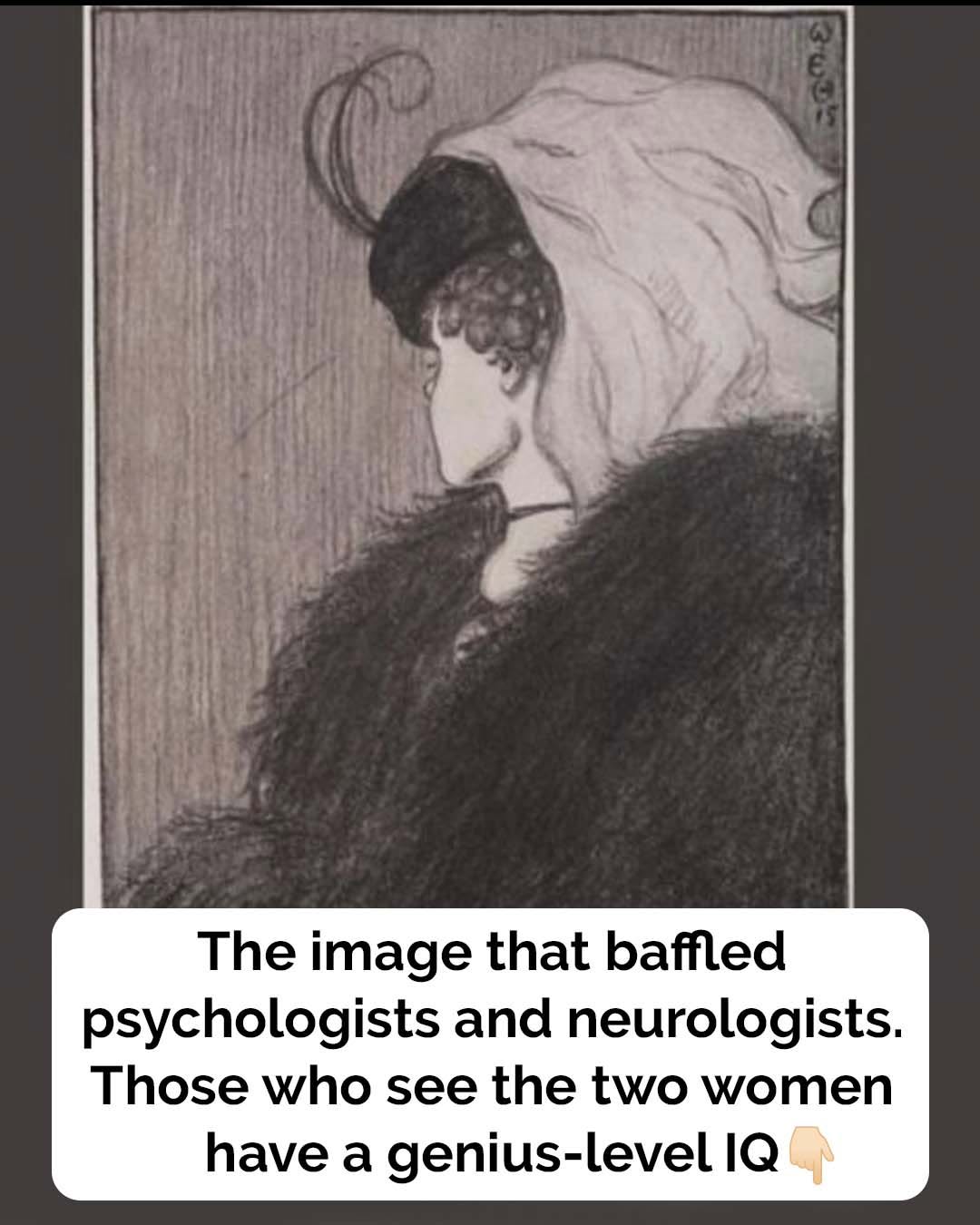 A rare few can see the double images in this postcard – can you?
