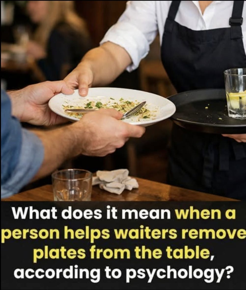 What does it mean when a person help waiters, according to psychology