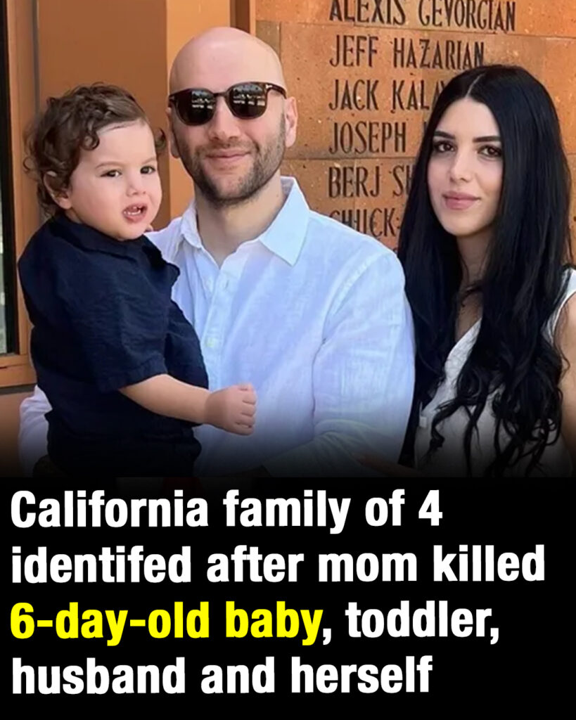 California family of 4 identifed after mom killed 6-day-old baby, toddler, husband and herself