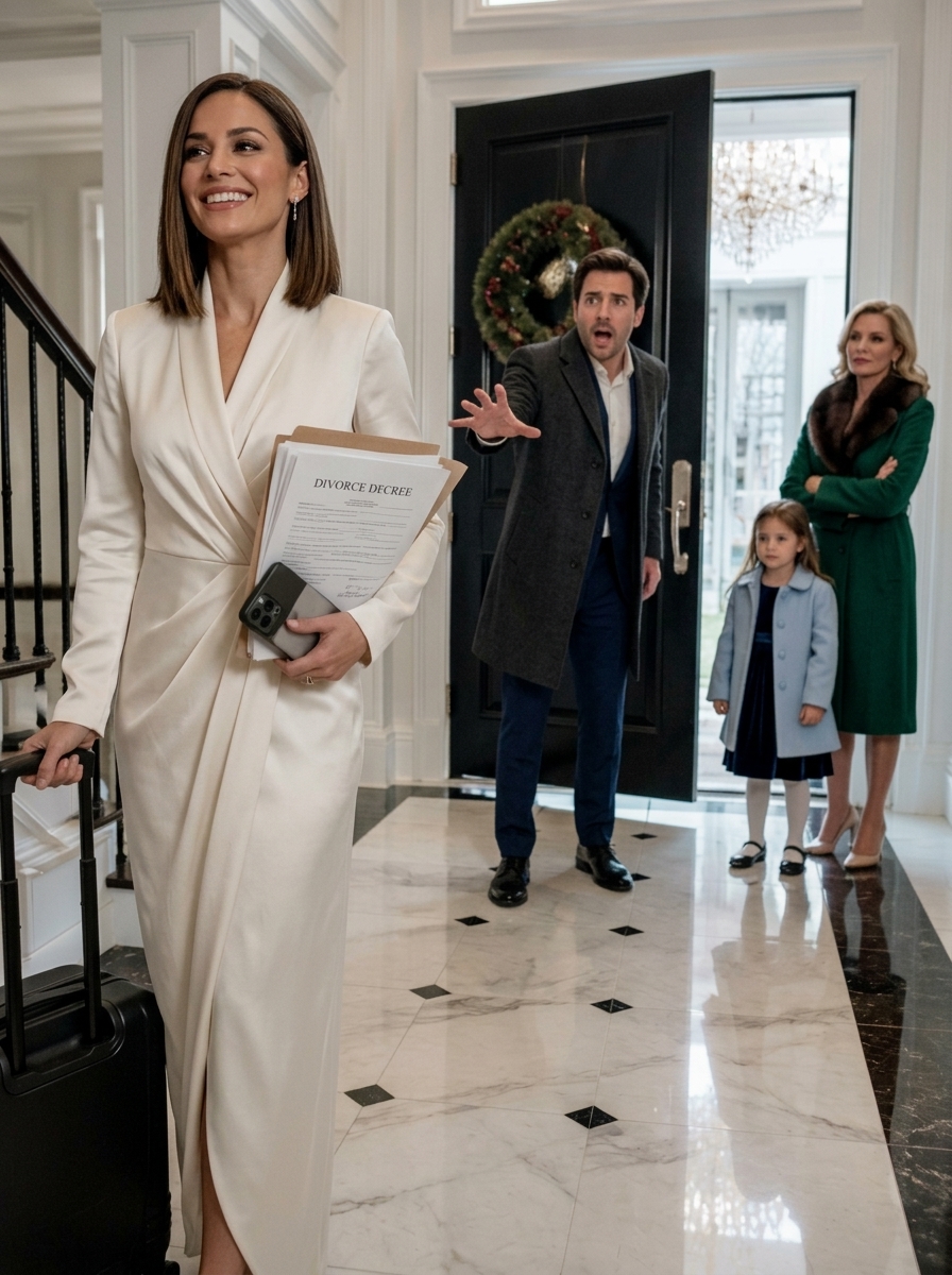 My Husband Took My Stepdaughter Away For Christmas To Spend The Holidays With His Ex-Wife… Then Told Me That I Was Never Really Her Mother. So I Signed The Divorce Papers, Accepted The Promotion I’d Sacrificed For Years, And Disappeared Before They Came Home.