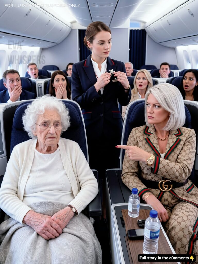 A Wealthy Passenger Demanded My 85-Year-Old Grandma Be Removed from Business Class—What the Flight Attendant Did Next Left the Entire Plane Speechless