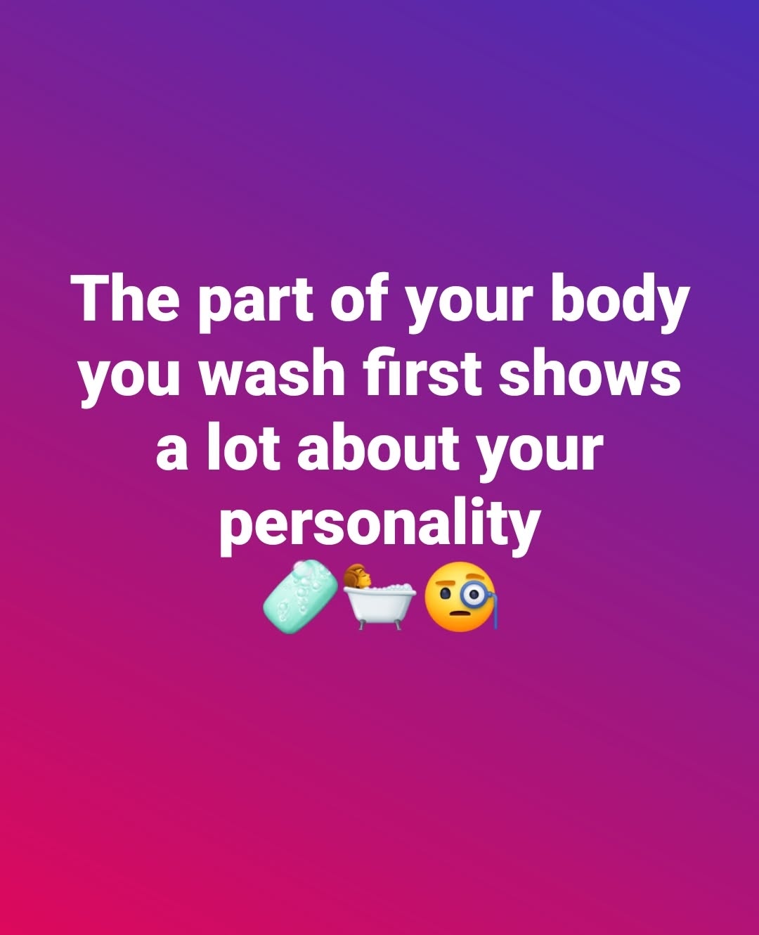 What Your Shower Habits Say About You
