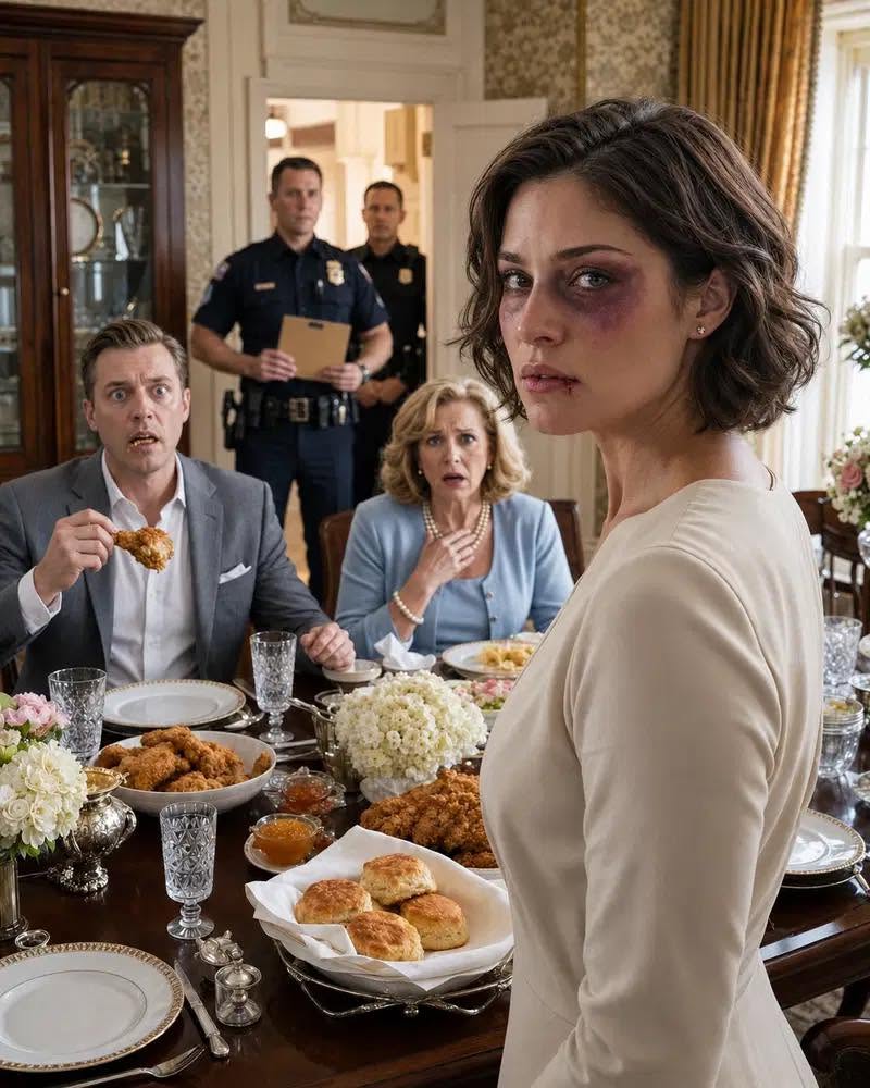 He sla:pped me so hard my lip bl.ed, all because I asked him where he’d been last night. Early this morning, I quietly prepared a lavish Southern feast and set out silver cutlery.