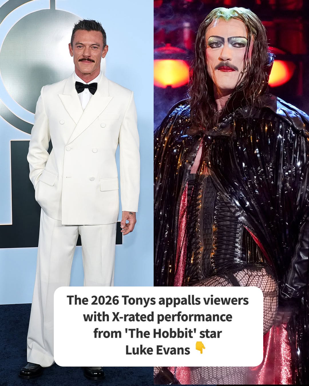 The 2026 Tonys appalls viewers with x-rated performance from ‘The Hobbit’ star Luke Evans