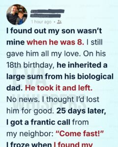 I Found Out My Son Wasn’t Mine When He Was 8—18 Years Later, He Proved That Family Is More Than Blood