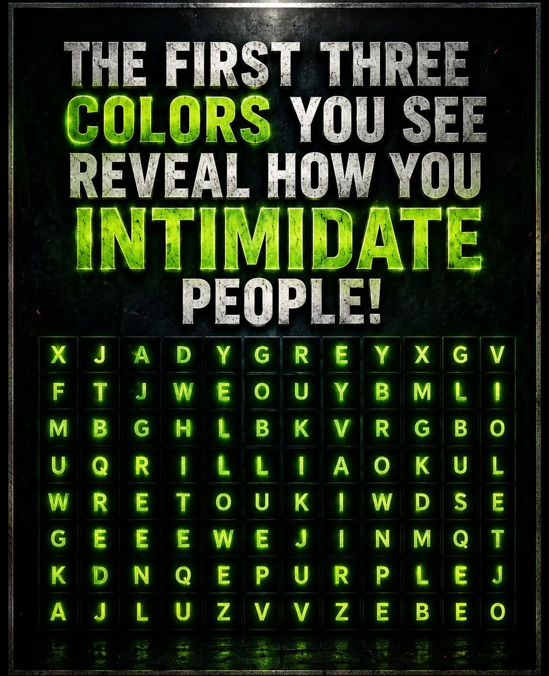 Unveiling Personality Secrets: What’s the First Color You See?