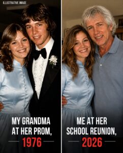 I Went to My Grandmother’s School Reunion in Her Prom Dress – When an Elderly Man Saw Me, He Took My Hands and Whispered, ‘Your Grandmother Promised You Would Marry Me’
