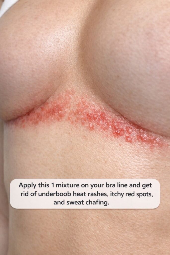 Apply this 1 mixture on your bra line and get rid of underboob heat rashes, itchy red spots, and sweat chafing.. Full article 👇 💬