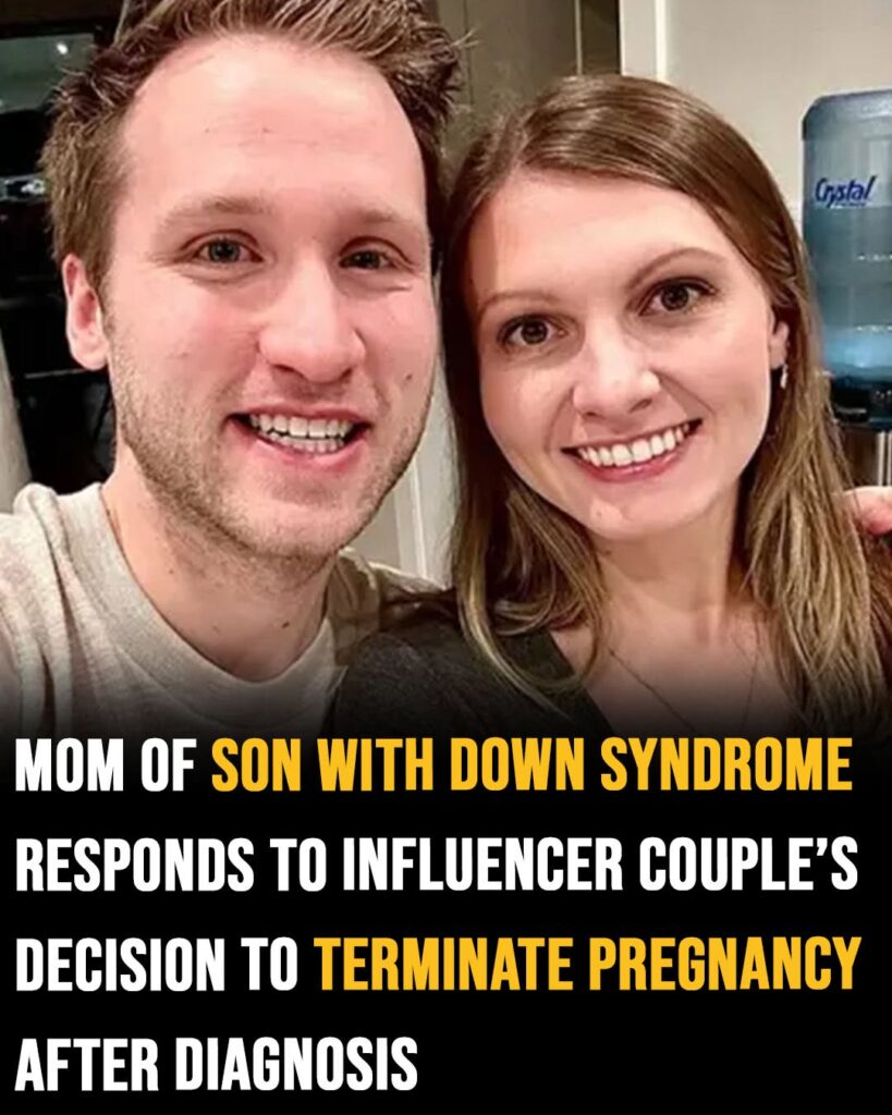 Mom of son with Down Syndrome responds to influencer couple’s decision to terminate pregnancy following diagnosis