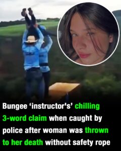 Bungee ‘instructor’s’ chilling 3-word claim when caught by police after woman was thrown to her death without safety rope