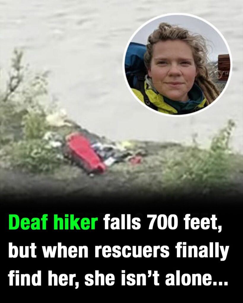 Deaf hiker falls 700 feet, but when rescuers finally find her, she isn’t alone